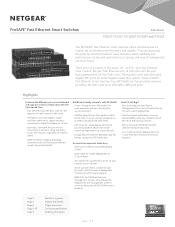 Netgear FS728TLP Product Data Sheet