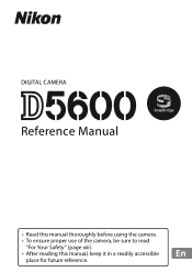 Nikon D5600 Reference Manual - English