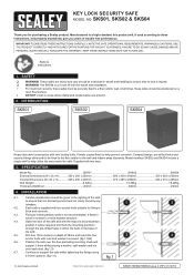 Sealey SKS01 Instruction Manual