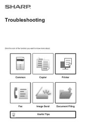 Sharp MX-M3570 Troubleshooting Guide