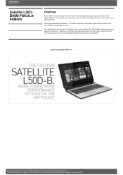 Toshiba Satellite L50 PSKULA-06M00V Detailed Specs for Satellite L50 PSKULA-06M00V AU/NZ; English