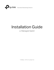 TP-Link T2500G-10TSTL-SG3210 T2500G-10TSUN V1 Installation Guide