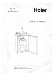 Haier BC-180 User Manual