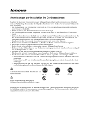 Lenovo ThinkServer RD240 (German) Rack Installation Instructions