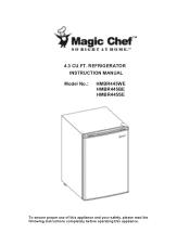 Magic Chef HMBR445SE User Manual