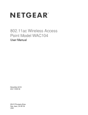 Netgear WAC104 User Manual