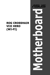 Asus ROG Crosshair VIII Hero WI-FI ROG CROSSHAIR VIII HERO WI-FI Users Manual English