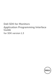 Dell UP3017 Application Programming Interface Guide