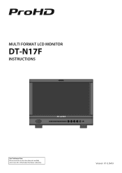 JVC DT-N17F Instruction Manual