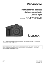 Panasonic LUMIX FZ1000M2 Basic Operating Manual Spanish