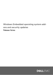 Dell Wyse 7020 Windows Embedded operating system add-ons and security updates Release Notes