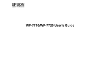 Epson WorkForce WF-7710 Users Guide