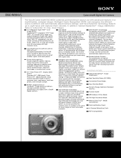 Sony DSC-W230/L Marketing Specifications (Camera Only) (Blue Model)