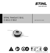 Stihl C 52-2 Instruction Manual