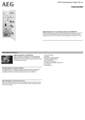 AEG RKB638E3MW Specification Sheet