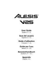 Alesis V25 User Manual