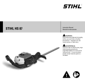 Stihl HS 87 R Product Instruction Manual