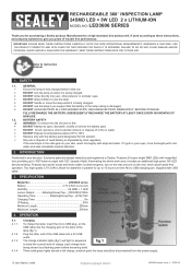 Sealey LED3606G Instruction Manual