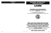 Lasko 6251 User Manual
