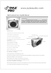Pyle PWMA60US PWMA60UB Manual 1