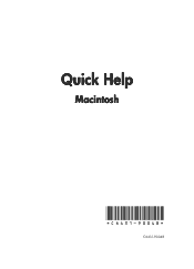 HP 995c HP DeskJet 995C Series - (English) Quick Help for Macintosh