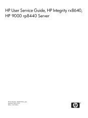 HP rp8440 User Service Guide, Sixth Edition - HP Integrity rx8640, HP 9000 rp8440 Servers