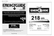 RCA RFRF454-B Energy Label