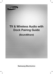 Samsung DA-E670 Tv Pairingsoundshare Guide User Manual Ver.1.0 (English)