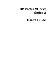 HP Vectra VE 5/xxx HP Vectra VE5/xx Series 2 PC - User’s Guide, D4000-90001