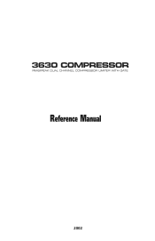 Alesis 3630 Compressor Reference Manual