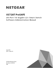 Netgear XS728T Software Administration Manual