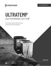 Pentair UltraTemp High Performance Pool Heat Pump UltraTemp High Performance Heat Pump - English