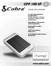 Cobra CPP 100 SP CPP 100 SP Features & Specs