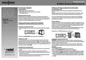 Insignia NSRSW211 Quick Setup Guide (English)