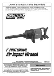 Harbor Freight Tools 61901 User Manual