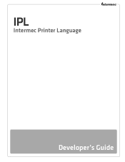 Intermec PX6i Intermec Printer Language (IPL) Developer's Guide (old)