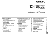 Onkyo TX-NR535 User Manual