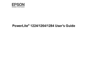 Epson PowerLite 1284 User Manual