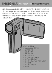 Insignia NS-DV720P Quick Setup Guide (Japanese)