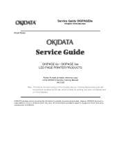 Oki OKIPAGE6e OKIPAGE 6e Service Guide