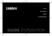 Uniden DXI7286-2 French Owners Manual