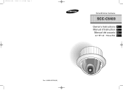 Samsung SCC-C6403 Owners Instructions