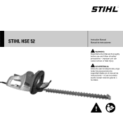 Stihl HSE 52 Product Instruction Manual