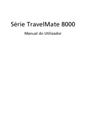 Acer TravelMate 8000 TravelMate 8000 User's Guide - Portuguese