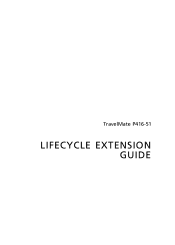 Acer TravelMate P416-51 Lifecycle Extension Guide