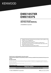 Kenwood DMX1037S Instruction Manual