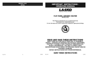 Lasko 6221 User Manual