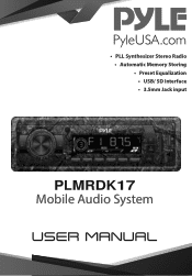 Pyle PLMRDK17 Instruction Manual
