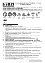 Sealey AUTOCHARGE100HF Instruction Manual