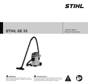 Stihl SE 33 Instruction Manual
